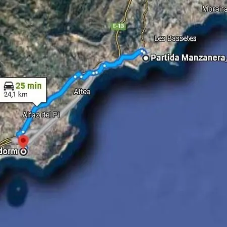 Апартаменти A Primera Linea, Cala Manzanera Кальпе